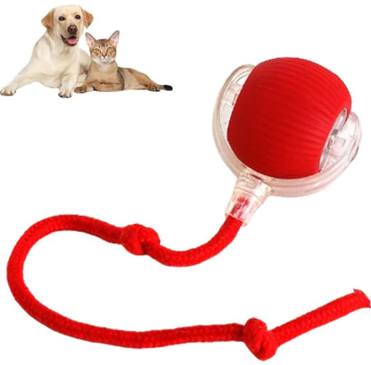 Rolling Ball Ball For Dogs Doggie Ball Interactive Dog Smart Ball Toy Interactive Cat Ball Toy 360 Smart Automatic Rolling Pet Ball