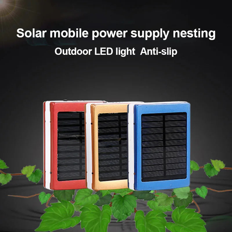 Dual USB Solar Mobile Power Bank Nesting