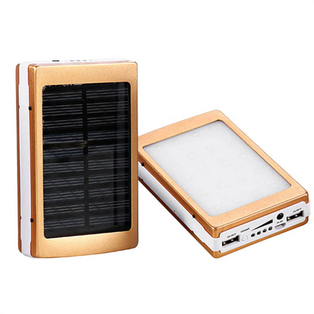 Dual USB Solar Mobile Power Bank Nesting