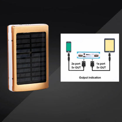 Dual USB Solar Mobile Power Bank Nesting