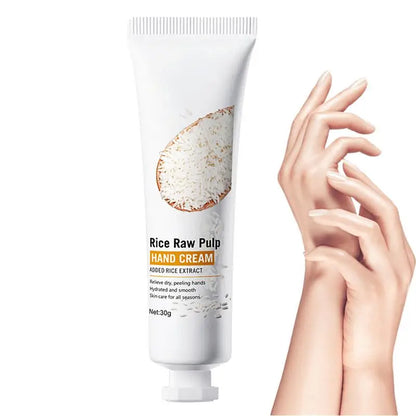 Rice raw pulp hand cream Rejuvenating Hand Cream