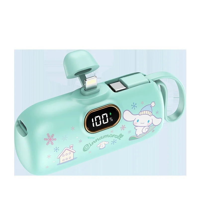 Hot Sanrio Wireless Power Bank Mini Capsule