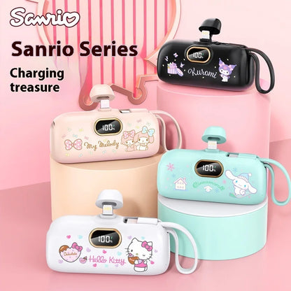 Hot Sanrio Wireless Power Bank Mini Capsule