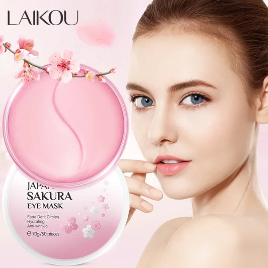 LAIKOU Japan Sakura Eye Mask Fade Dark Circles