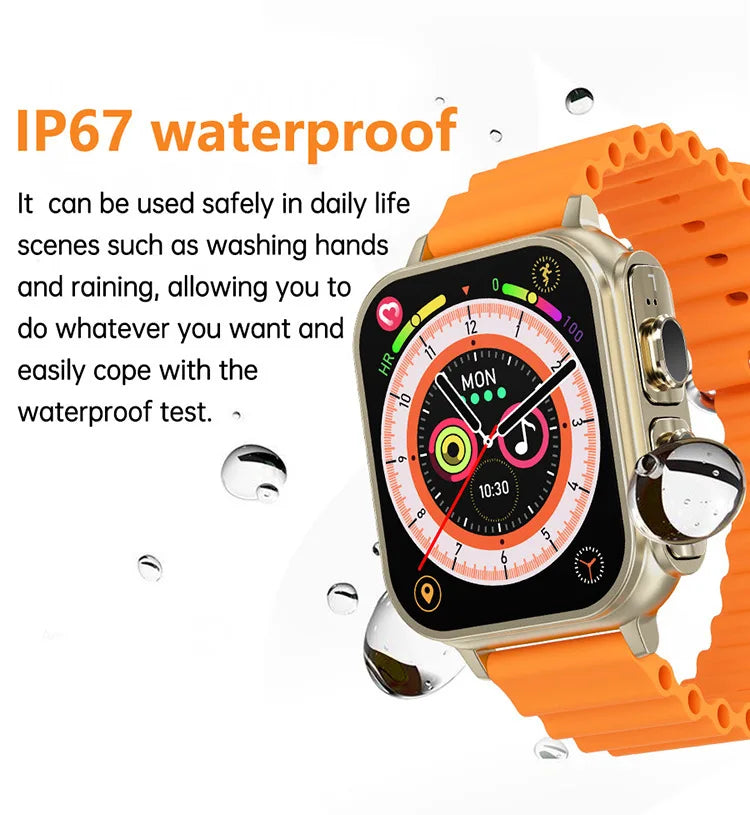 Waterproof SmartWatch Heart Rate Bluetooth