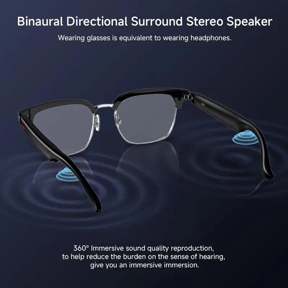 Smart Glasses With Sunglasses Open Ear Headsets