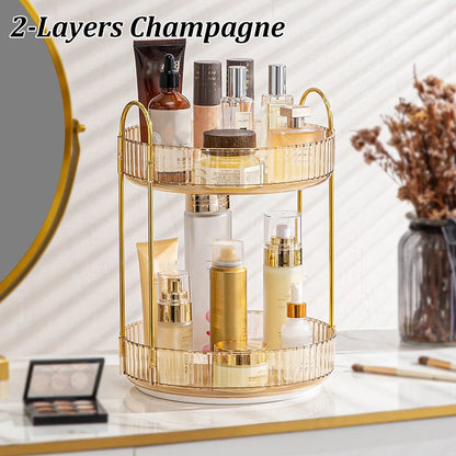 360 Rotating Makeup Organizer for Vanity