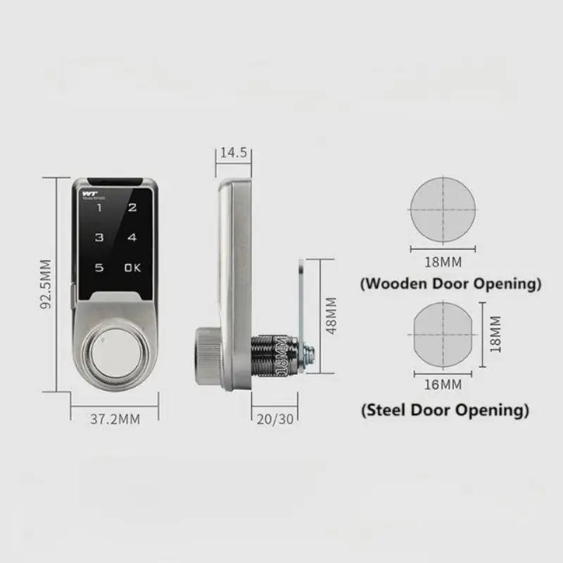 Smart Password Lock for Drawer/File Cabinet/Locker