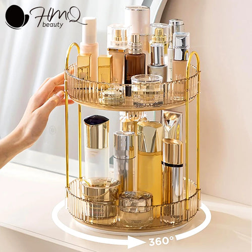 360 Rotating Makeup Organizer for Vanity