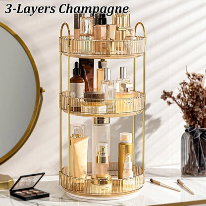 360 Rotating Makeup Organizer for Vanity