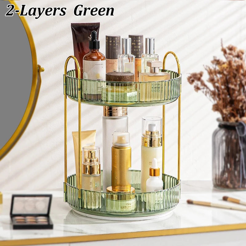 360 Rotating Makeup Organizer for Vanity