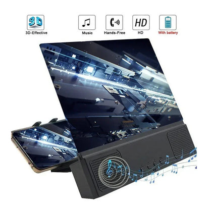 Phone Holder 12 inch 3D Screen Amplifier Mobile