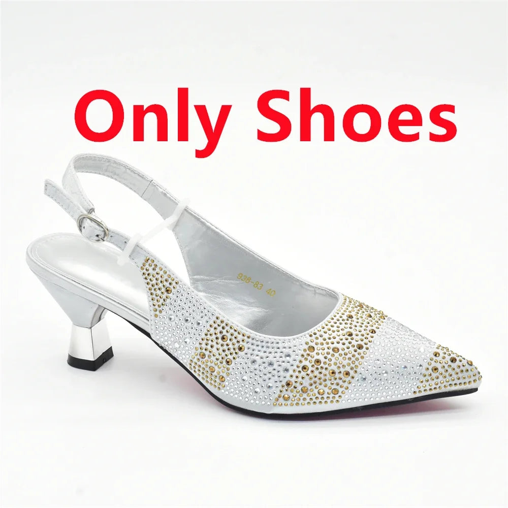 Fashion Women Nigerian Italian Shoes and Bags Set