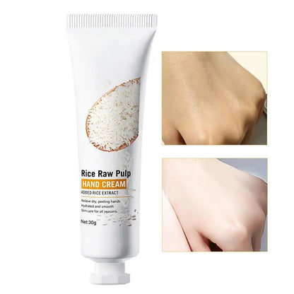 Rice raw pulp hand cream Rejuvenating Hand Cream