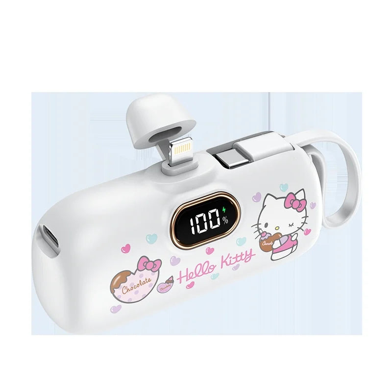 Hot Sanrio Wireless Power Bank Mini Capsule