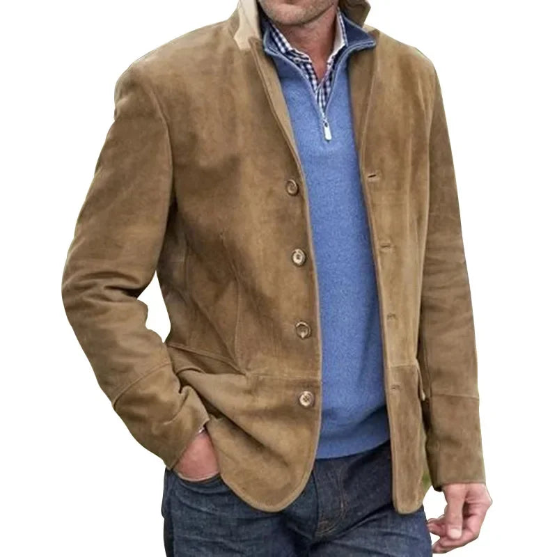 European and American Men's Solid Color Casual