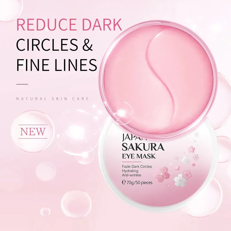 LAIKOU Japan Sakura Eye Mask Fade Dark Circles