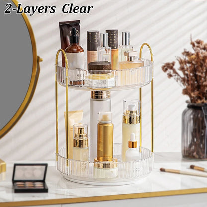 360 Rotating Makeup Organizer for Vanity