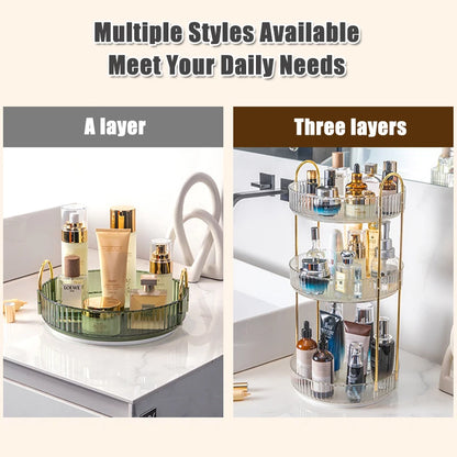 360 Rotating Makeup Organizer for Vanity