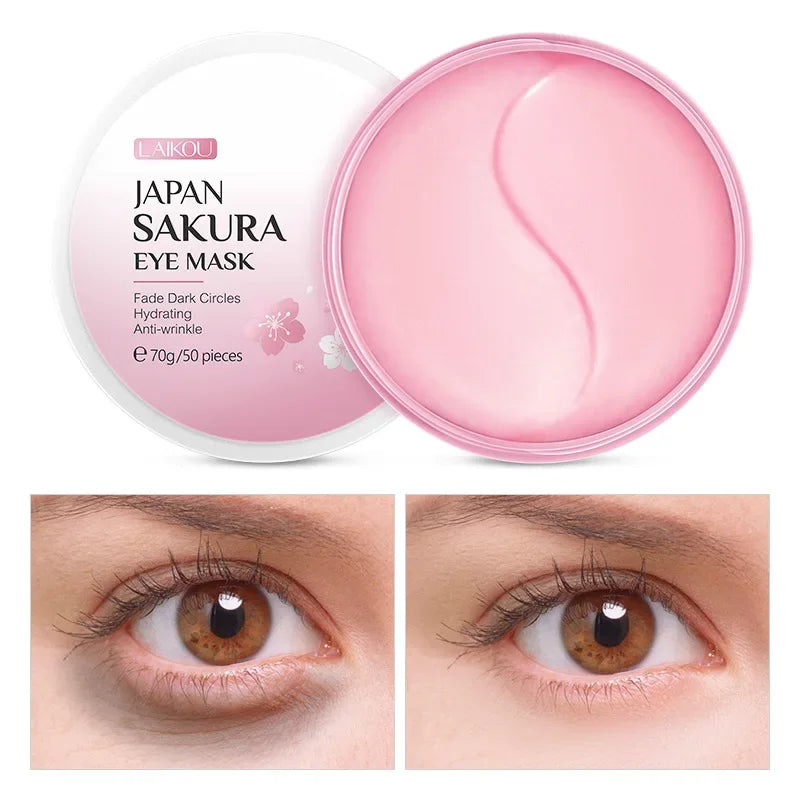 LAIKOU Japan Sakura Eye Mask Fade Dark Circles