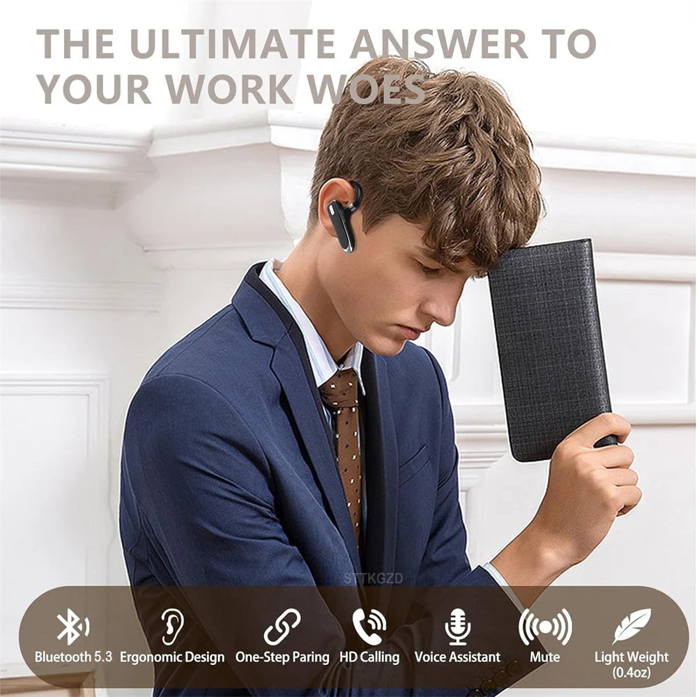 Wireless Bluetooth Headphones With Microphon