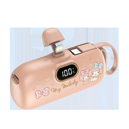 Hot Sanrio Wireless Power Bank Mini Capsule