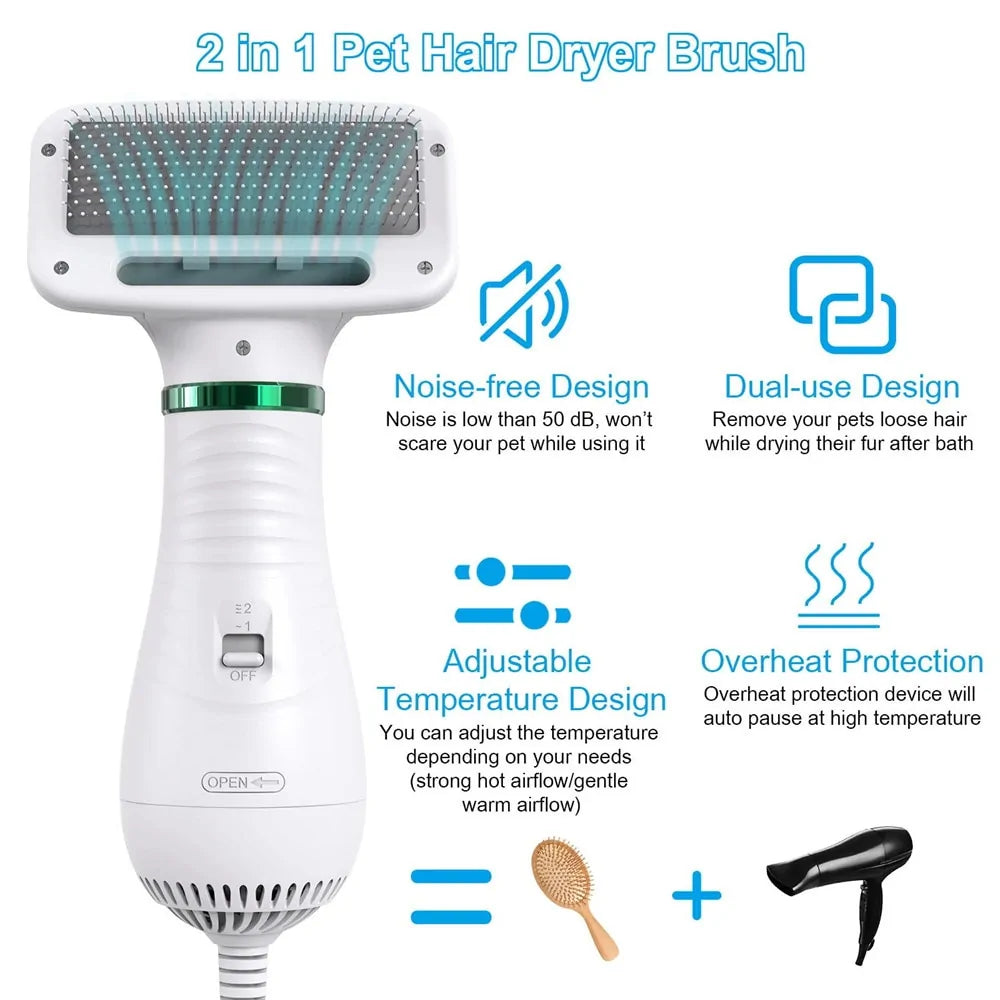 Portable  2 In 1 Dog Hair Dryer